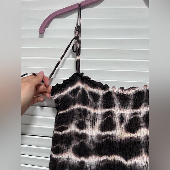 Brown Tye Dye La Blanca Dress M - Picture 3 of 5